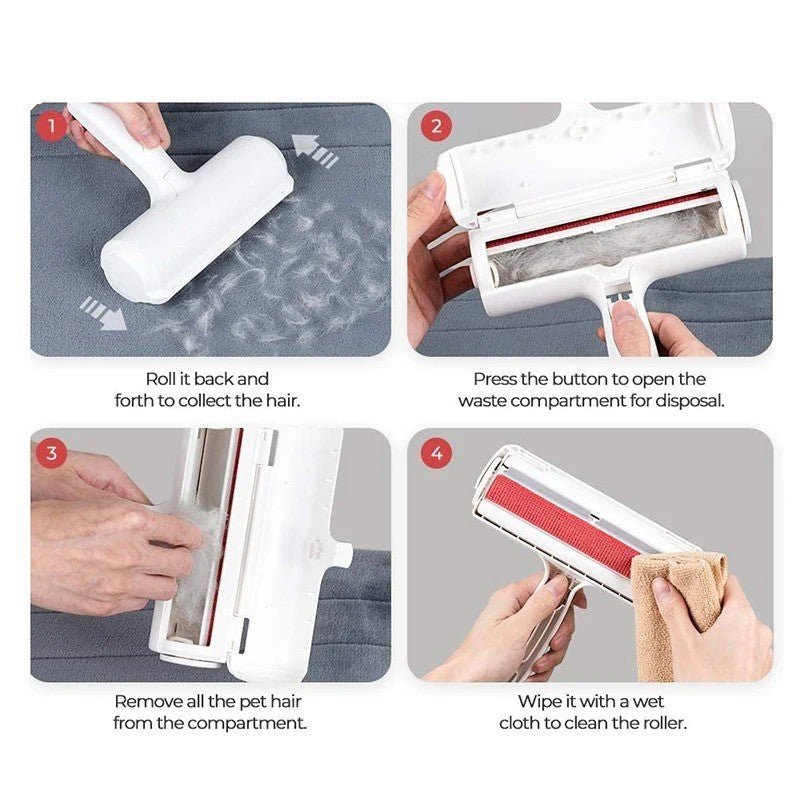 Chom Chom Roller Pet Hair Remover and Reusable Lint Roller Chomchom Cat,Dog Pet